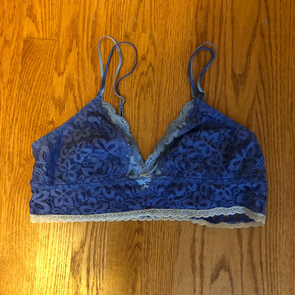 Blue bralette